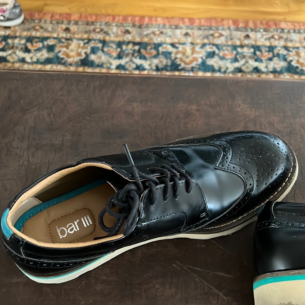Bar III black shoes size7.5 wings wedge